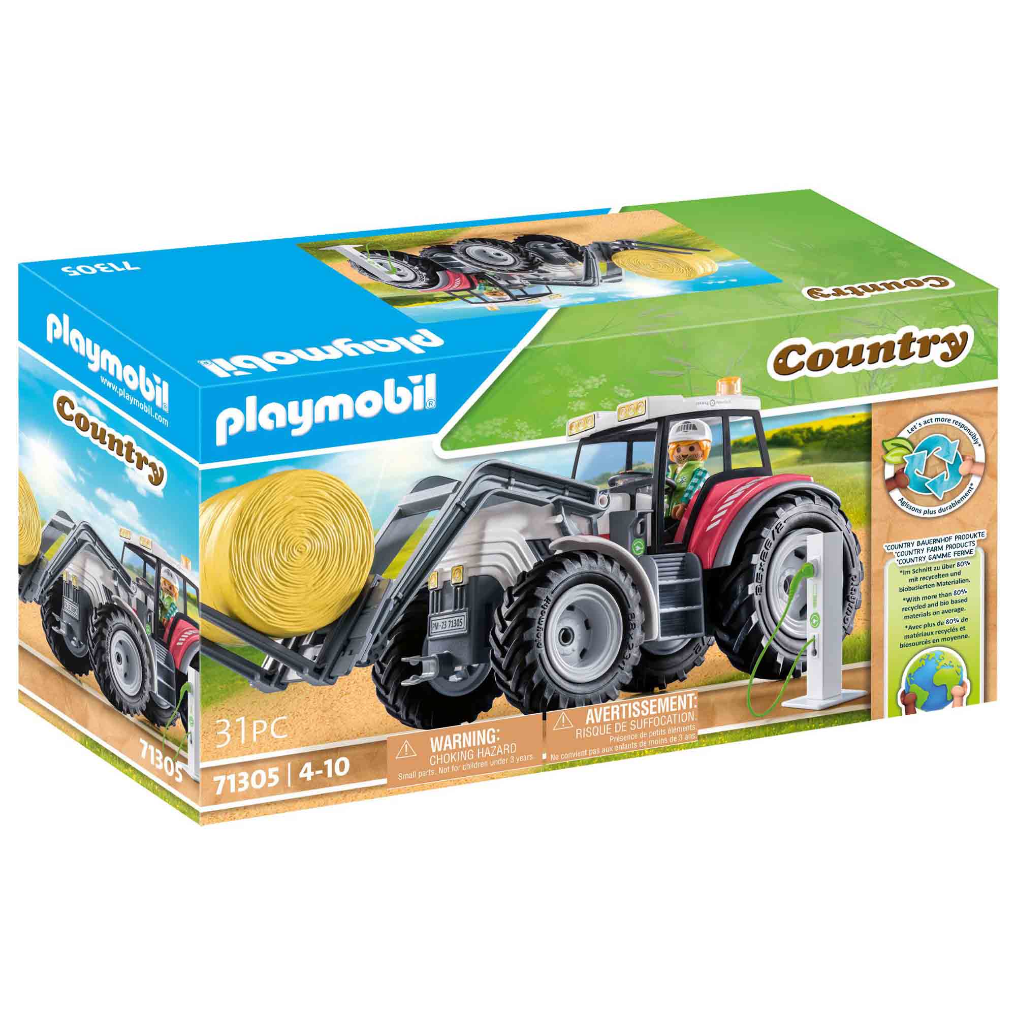 Tractor cu accesorii - Country | Playmobil