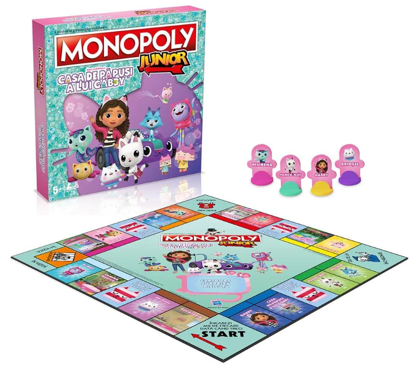 Joc - Monopoly Junior: Casa de Papusi a lui Gabby | Winning Moves - 4
