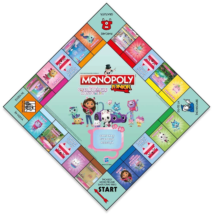 Joc - Monopoly Junior: Casa de Papusi a lui Gabby | Winning Moves - 3