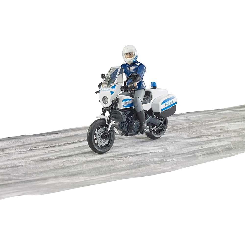 Motocicleta - Scrambler Ducati cu politist | Bruder - 3