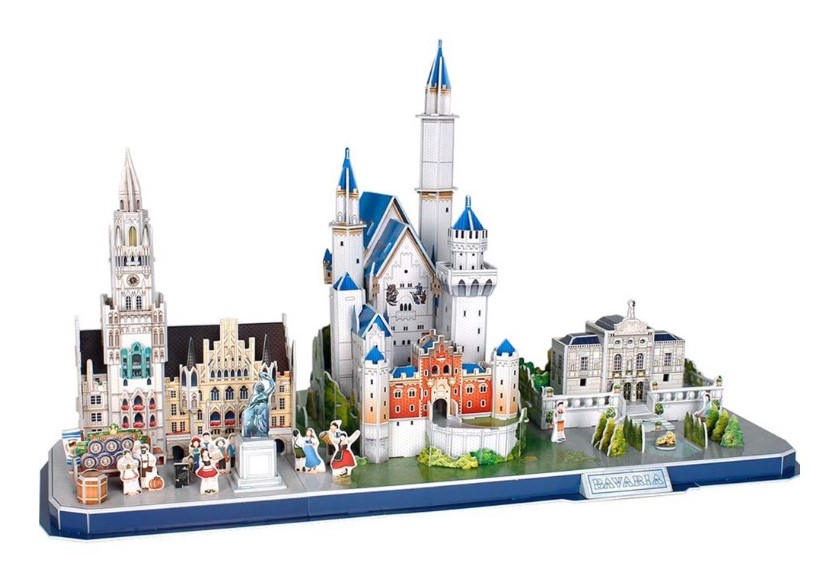 Puzzle 3D - CityLine - Bavaria | CubicFun