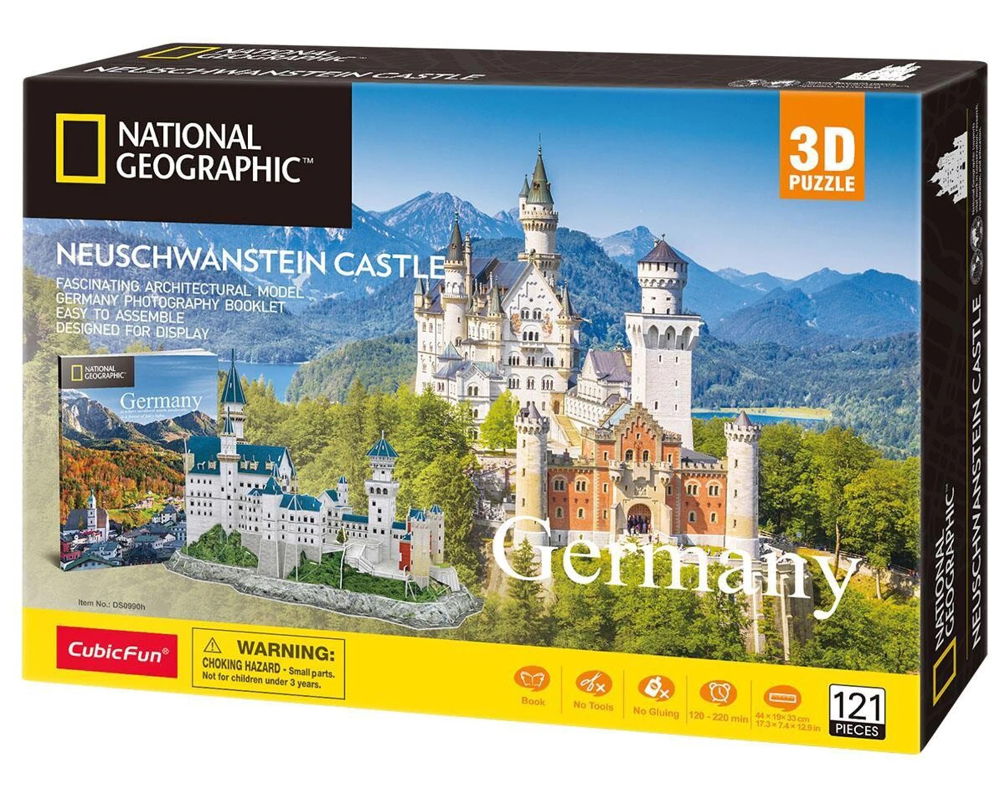 Puzzle 3D - National Geographic - Castelul Neuschwanstein | CubicFun