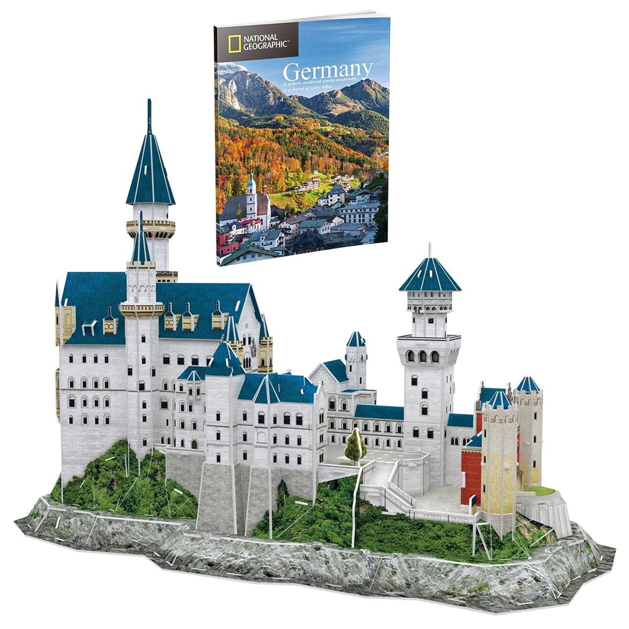 Puzzle 3D - National Geographic - Castelul Neuschwanstein | CubicFun - 1