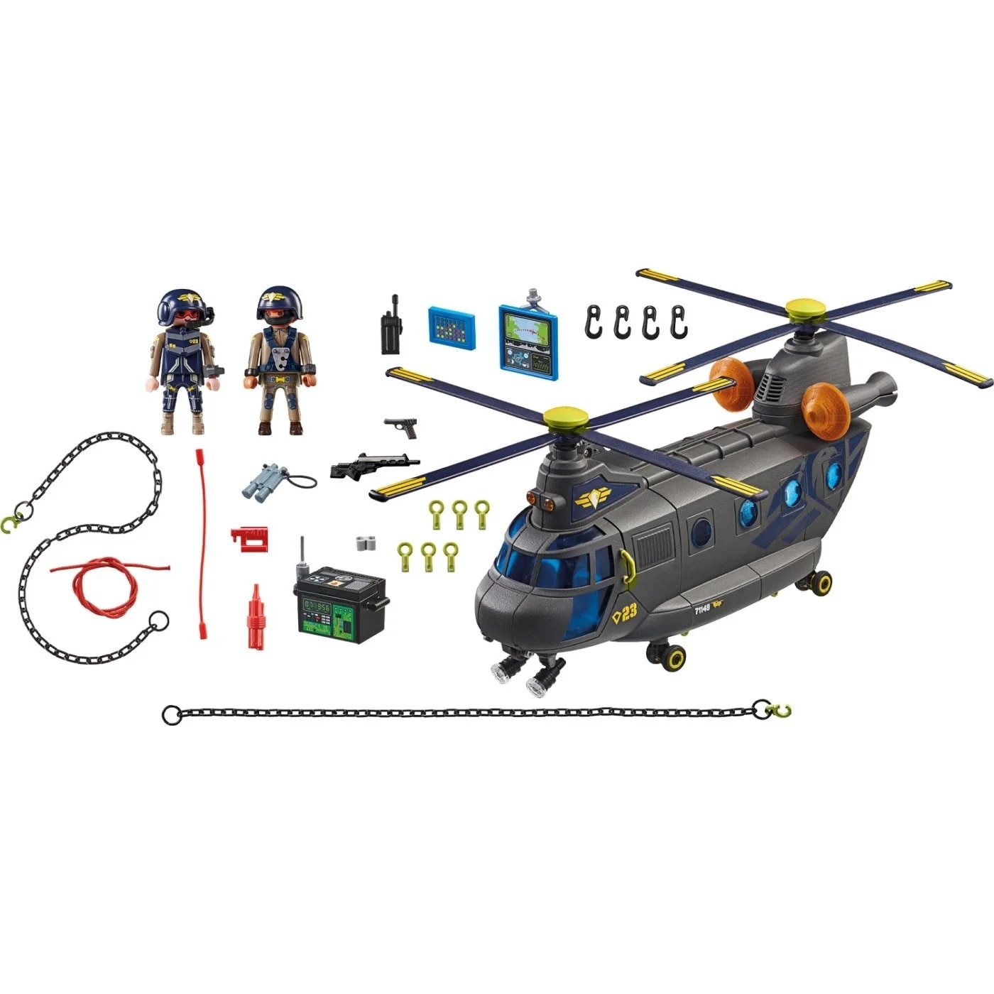Set jucarii - City Action - Aeronava echipei SWAT | Playmobil - 2