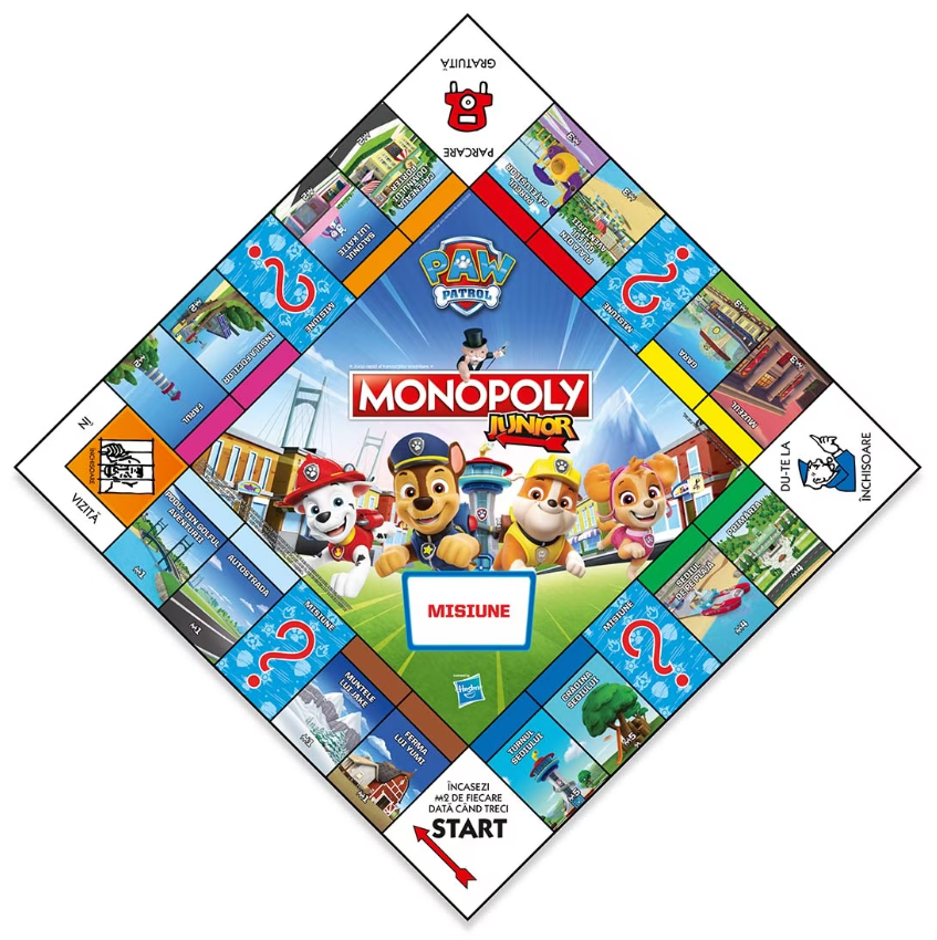 Joc - Monopoly Junior: Patrula Catelusilor | Nickelodeon