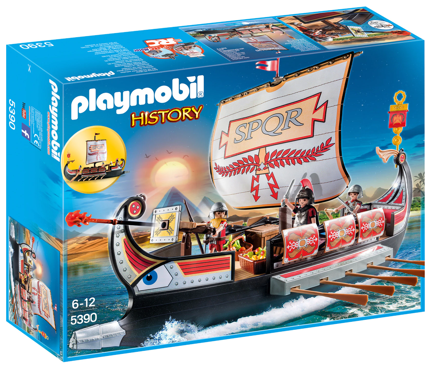 Set jucarii - History - Nava razboinicilor romani | Playmobil - 4 | YEO