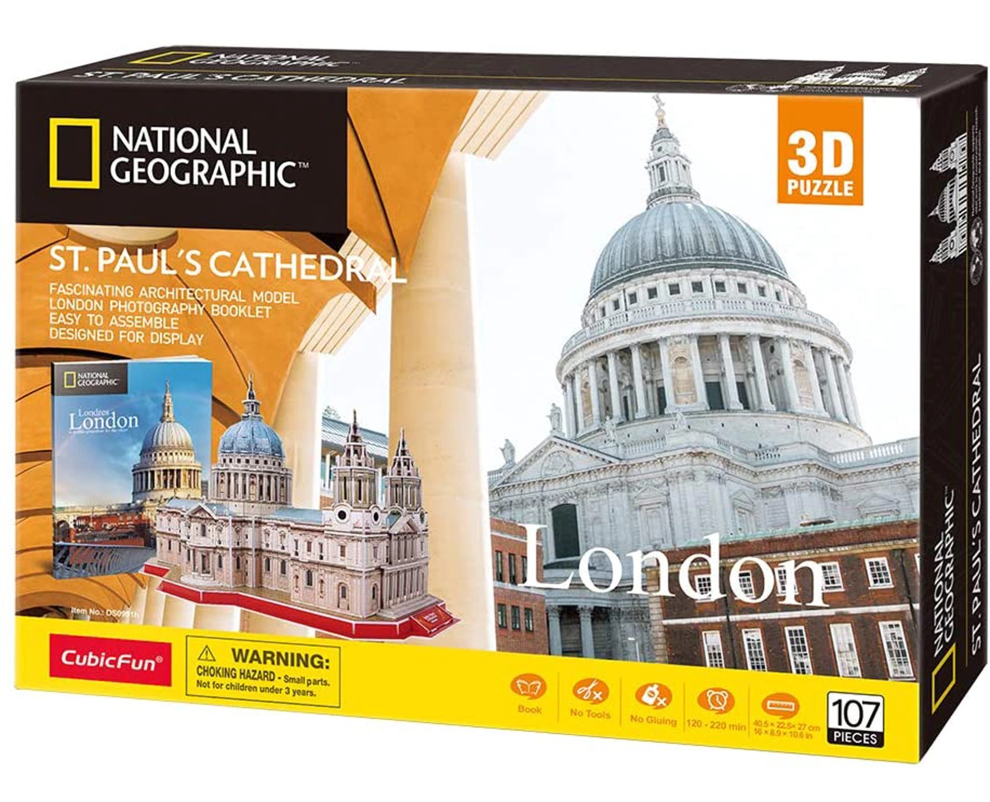 Puzzle 3D - National Geographic - Catedrala St. Paul | CubicFun - 6