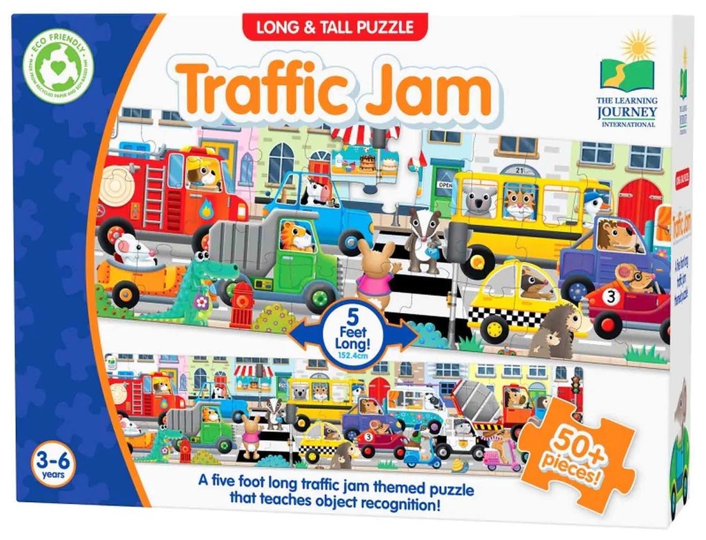 Puzzle lung de podea - Trafic blocat | The Learning Journey