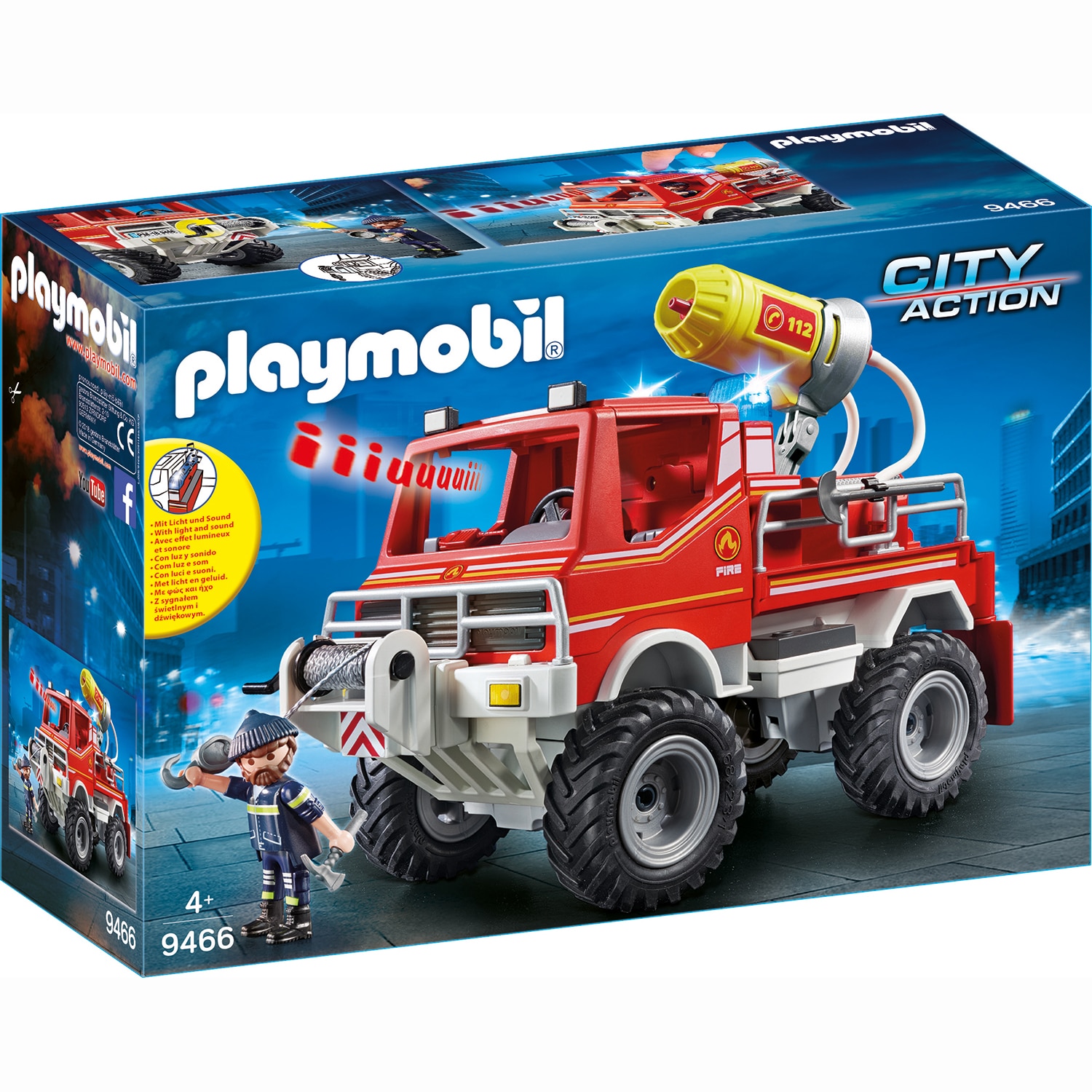 Masina - City Action - Camion de pompieri | Playmobil