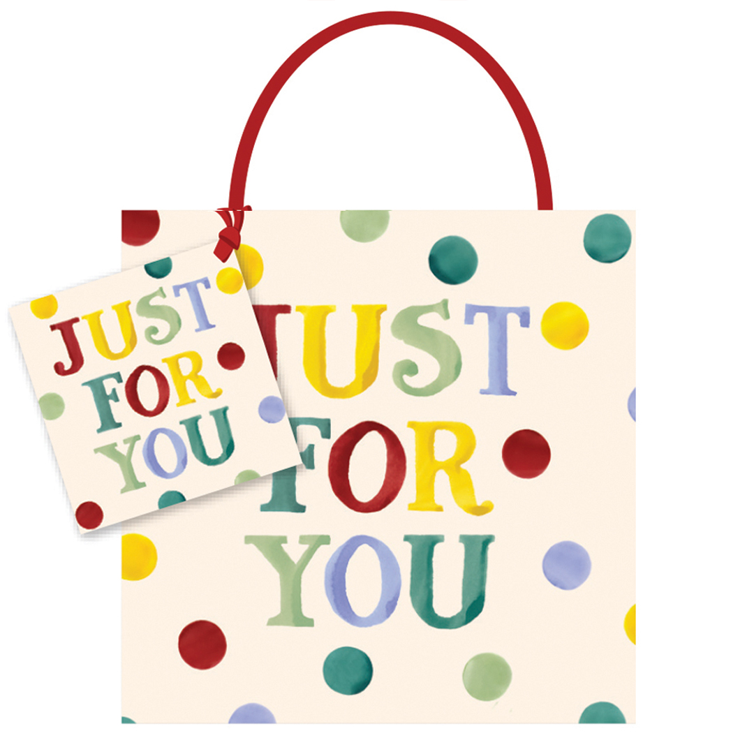 Punga de cadou - Small - Emma Bridgewater - Polka - Just For You | Penny Kennedy