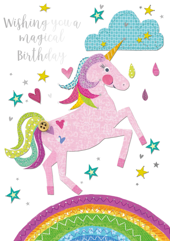 Felicitare - Wishing You a Magical Birthday - Unicorn | Ling Design