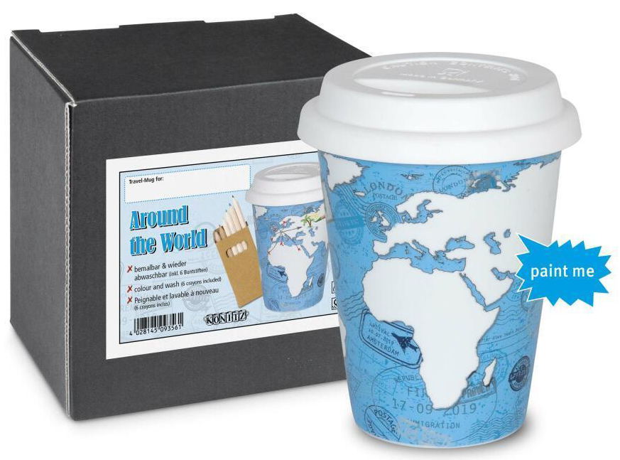 Cana de colorat - Coffee to go - Self made - Around the World | Konitz