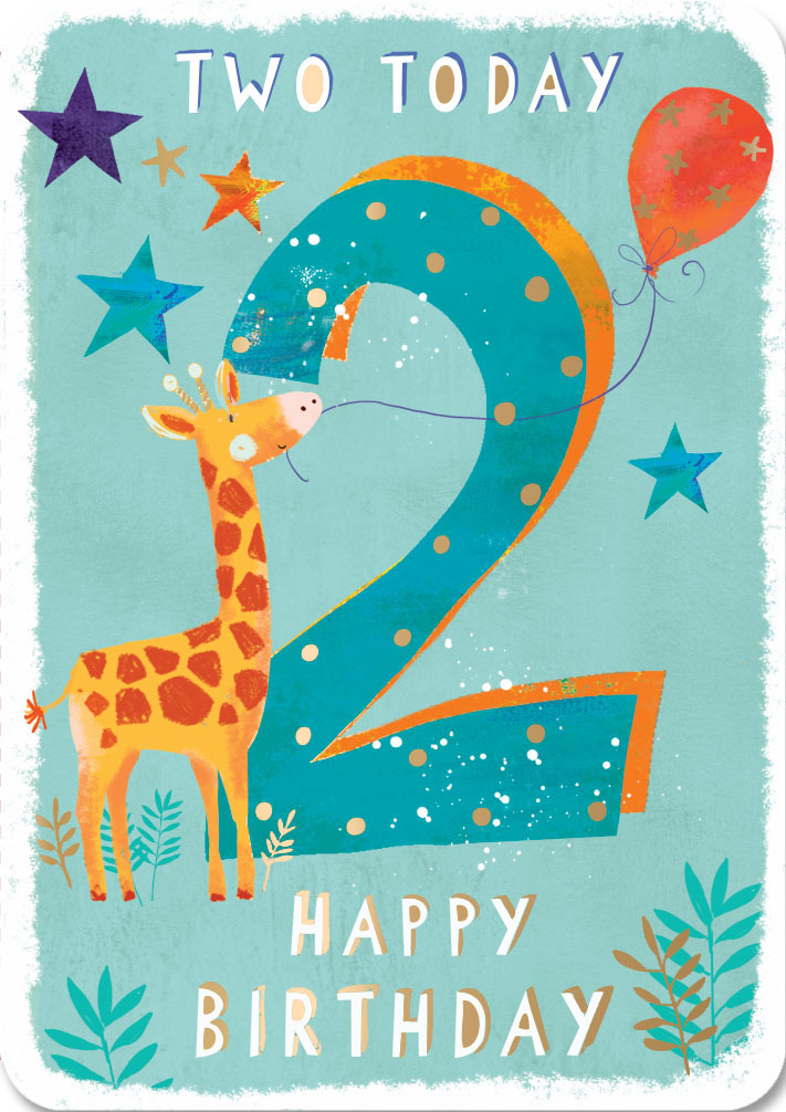 Felicitare - 2nd Birthday - Baieti | Ling Design