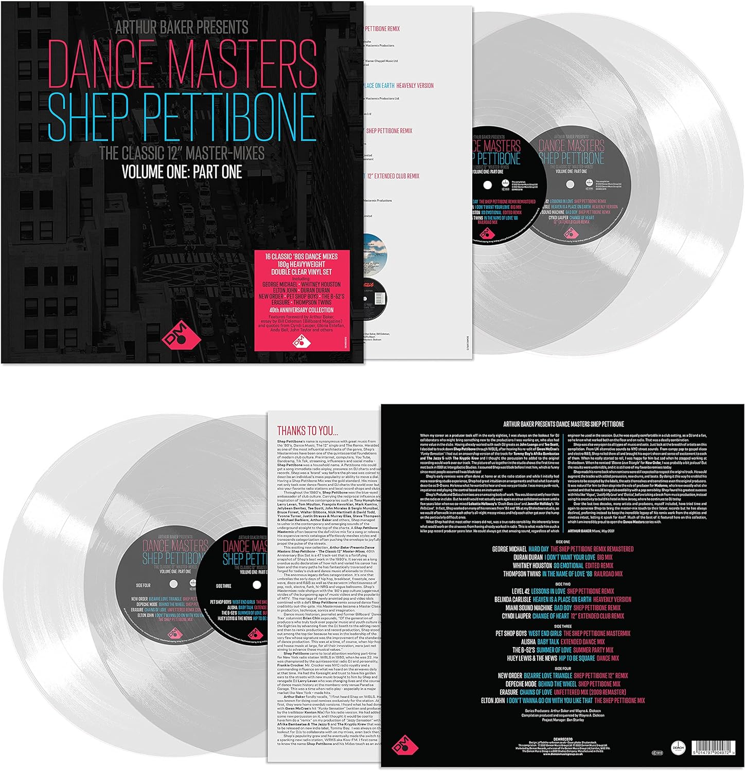 Dance Masters: Shep Pettibone - Volume One: Part One (Clear Vinyl) | Arthur Baker, Shep Pettibone - 1 | YEO