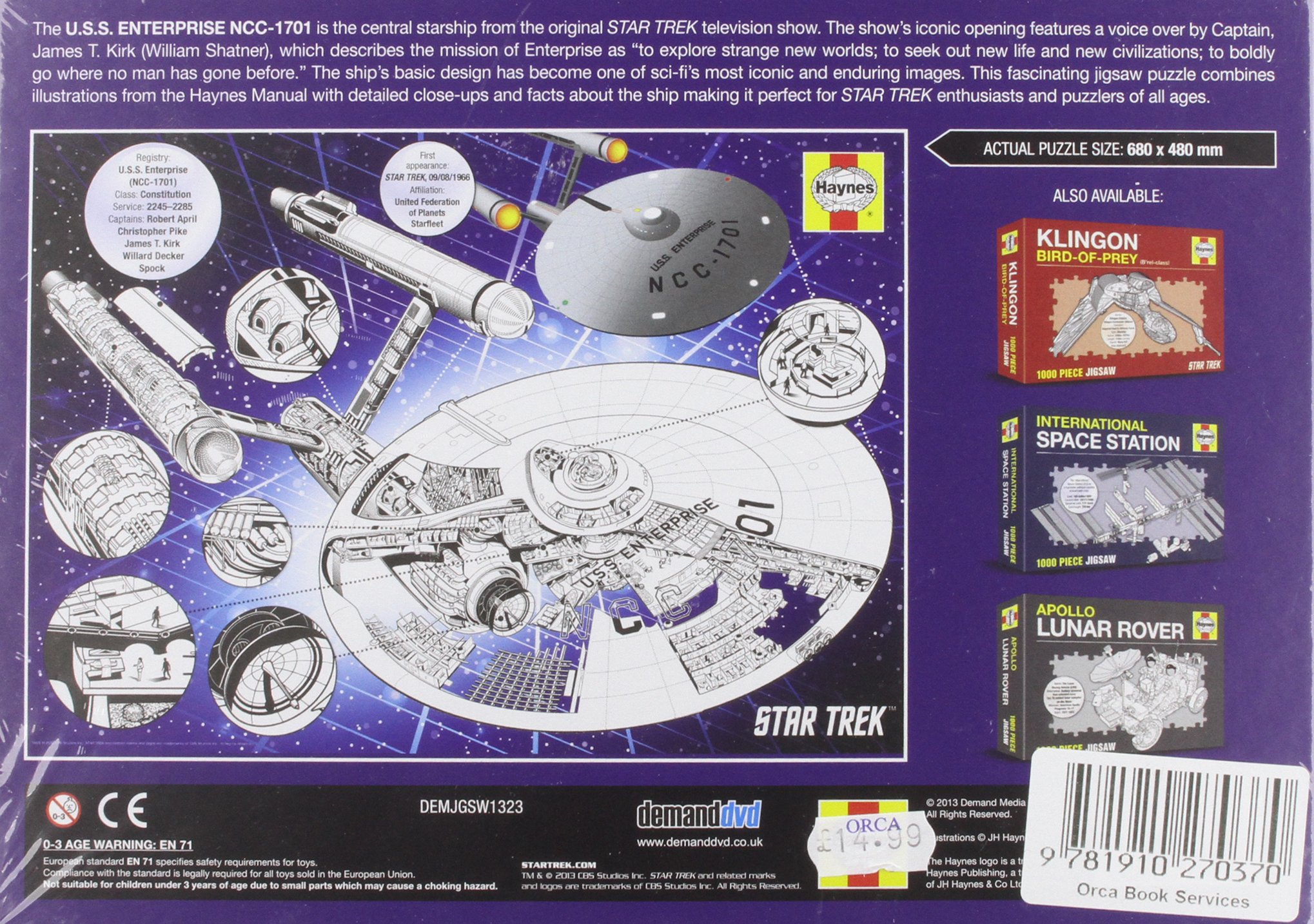 Puzzle - Haynes: USS Enterprise: Star Trek | Demand Media Limited