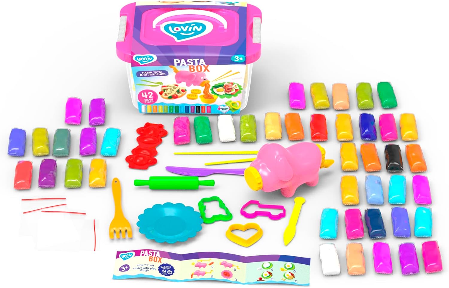 Set plastilina - Mancare | Lovin - 6 | YEO