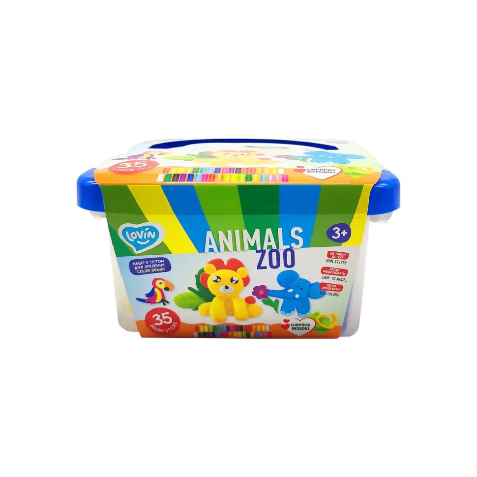 Set plastilina - Animale Zoo | Lovin' Do