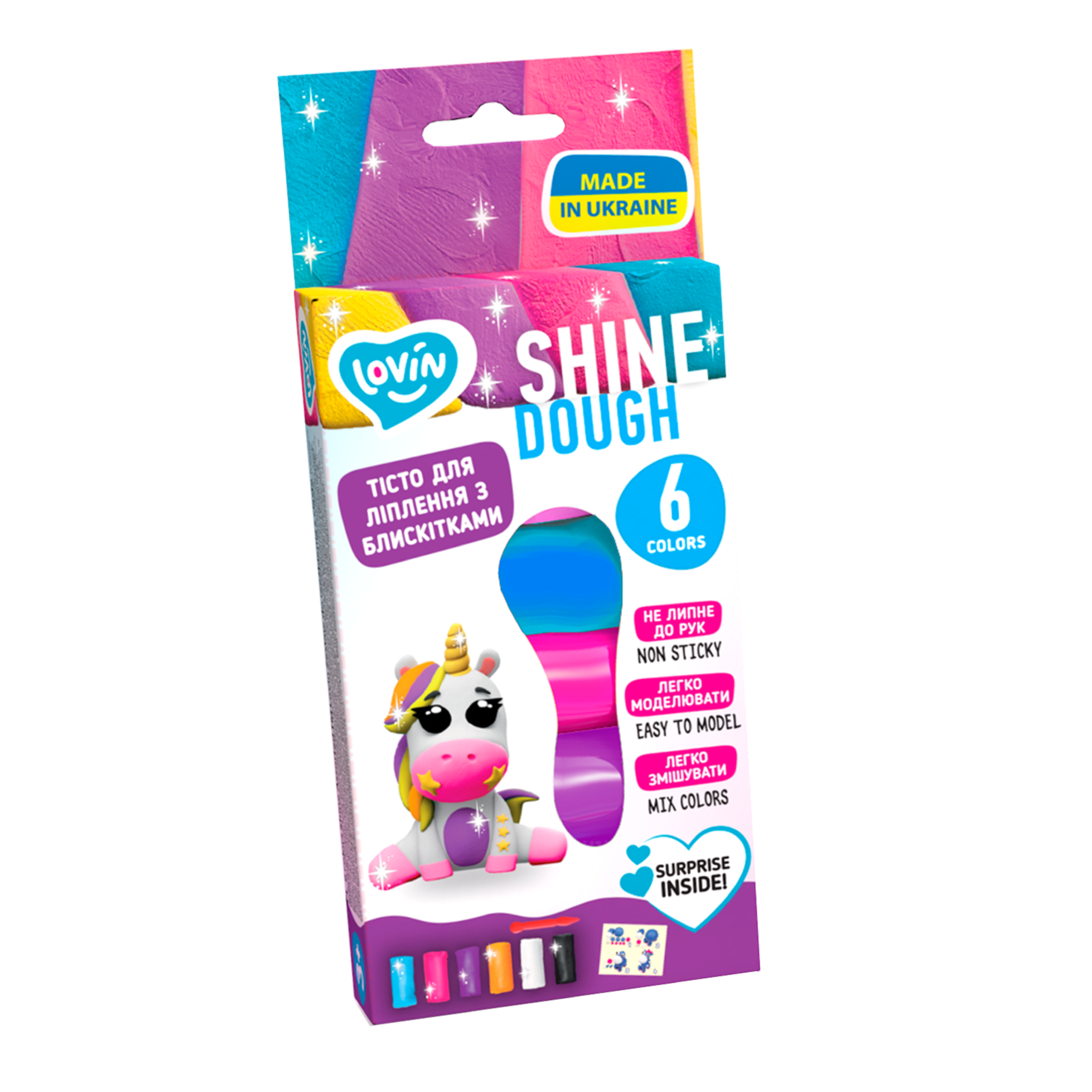 Set plastilina - Shine - 6 culori | Lovin\' Do