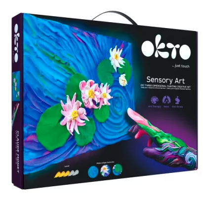 Set creativ - Sensory Art, Water Lilies | Okto Clay