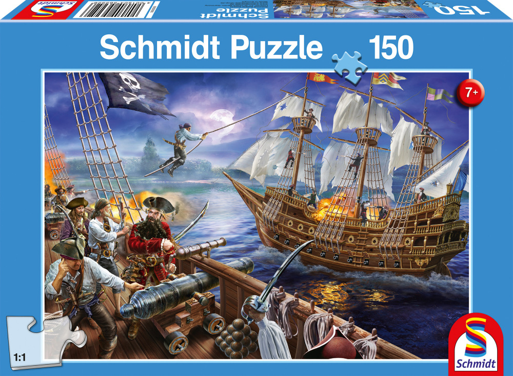 Puzzle 150 piese - Pirate adventure | Schmidt