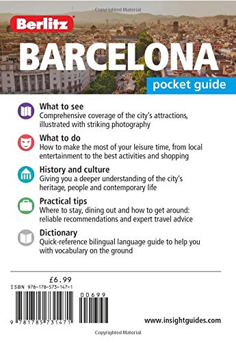 Berlitz Pocket Guide Barcelona (Travel Guide with Dictionary) | - 1 | YEO