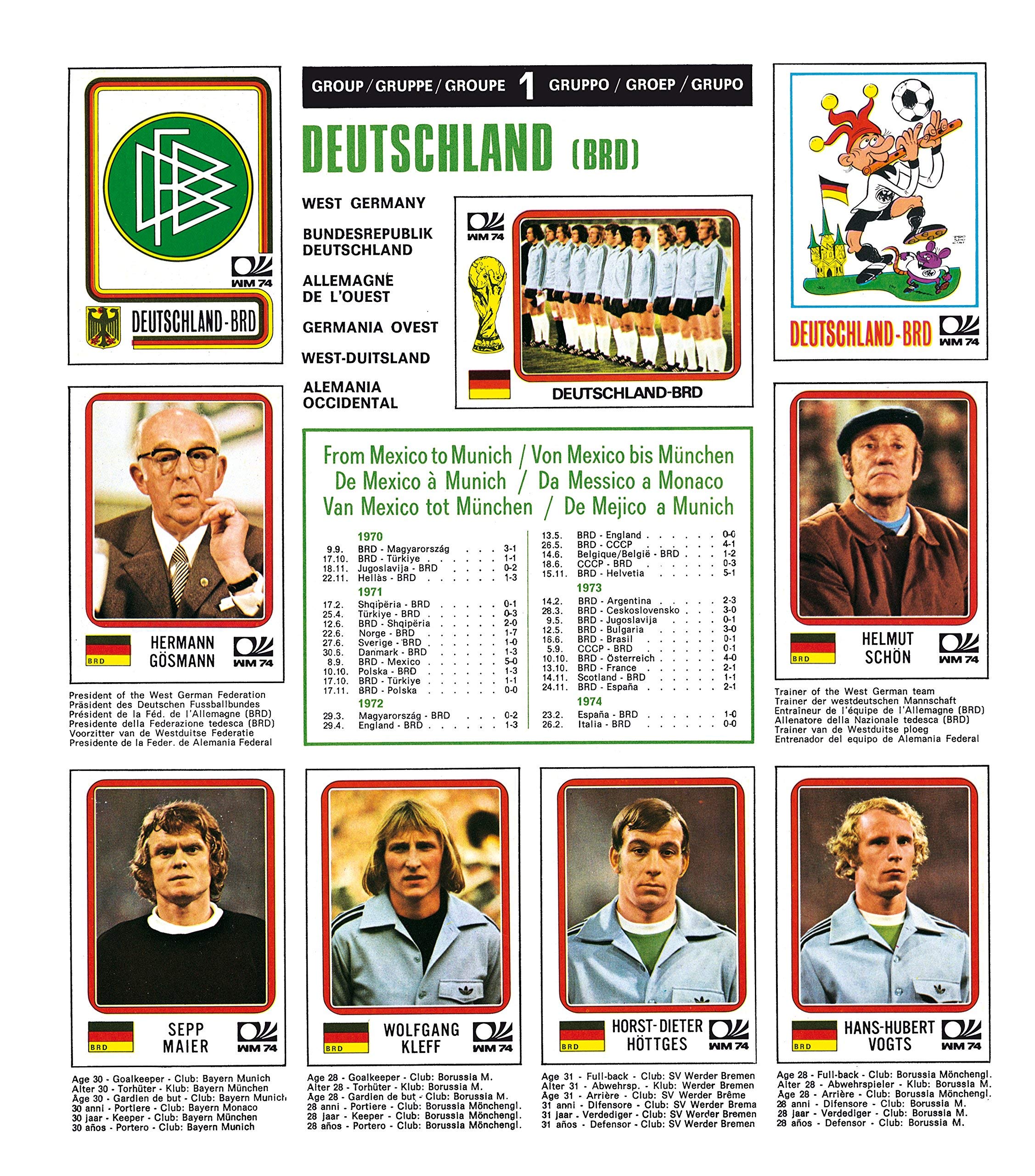 World Cup 1970-2018 | Panini - 7 | YEO