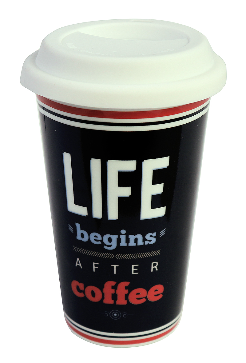 Cana de voiaj - Life begins after coffee