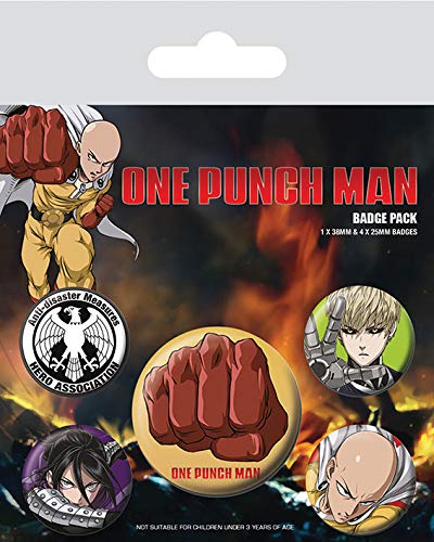 Set insigne - One Punch Man | Pyramid International