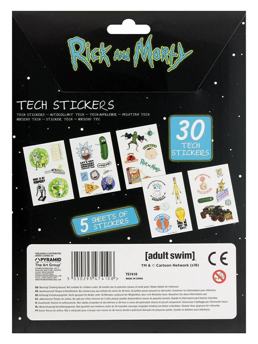 Stickere - Rick And Morty - Adventures | Pyramid International