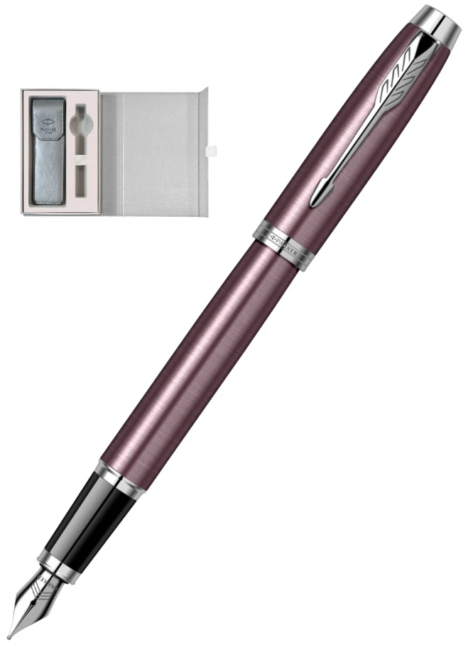 Stilou - IM Royal Light Purple CT + Cutie cu etui Silver | Parker