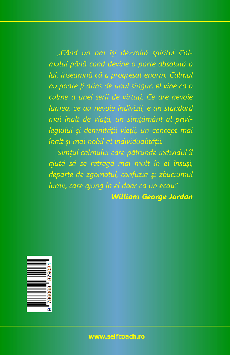 Puterea calmului | William George Jordan carturesti.ro imagine 2022
