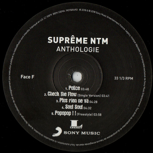 Anthologie - Vinyl | Supreme NTM - 7 | YEO