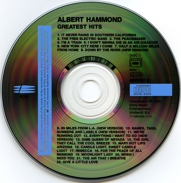 Greatest Hits | Albert Hammond