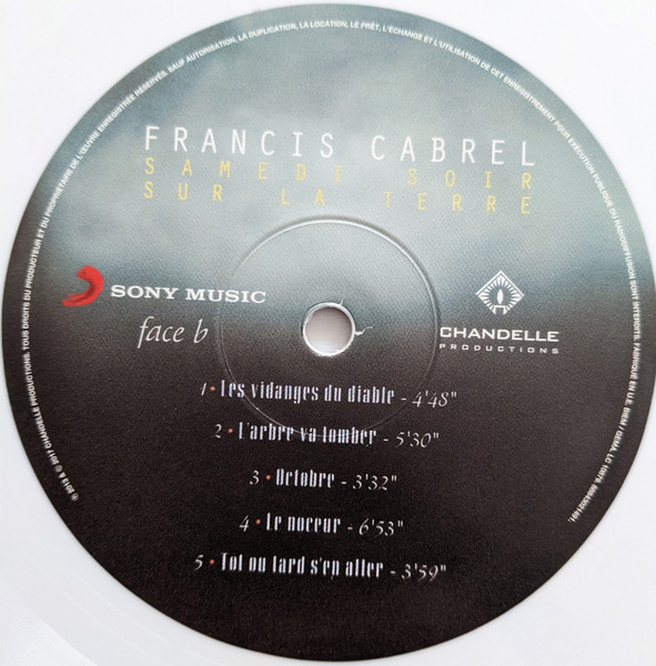 Samedi Soir Sur la Terre - Vinyl | Francis Cabrel - 1 | YEO