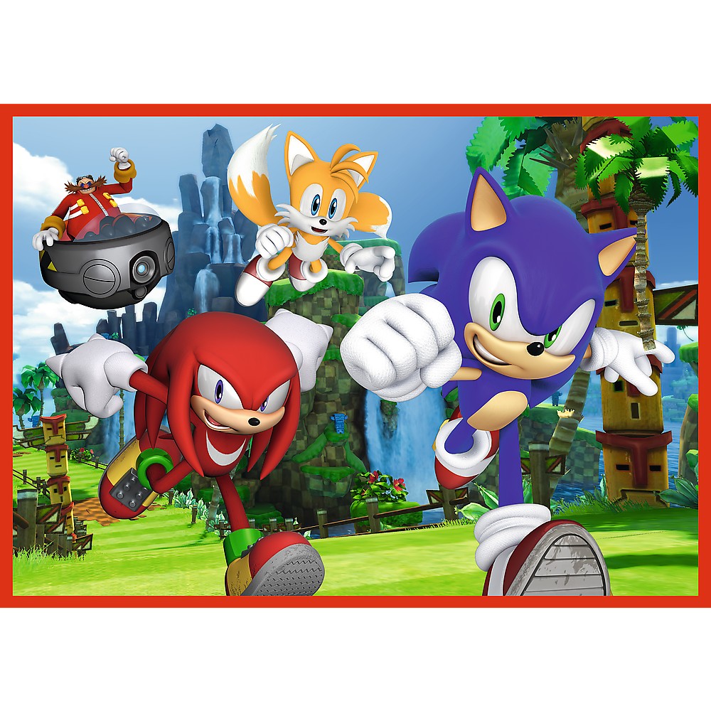 Puzzle 4 in 1 - Sonic - Aventurile lui Sonic | Trefl - 5