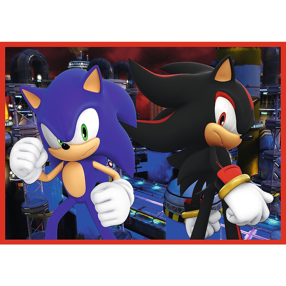 Puzzle 4 in 1 - Sonic - Aventurile lui Sonic | Trefl - 1