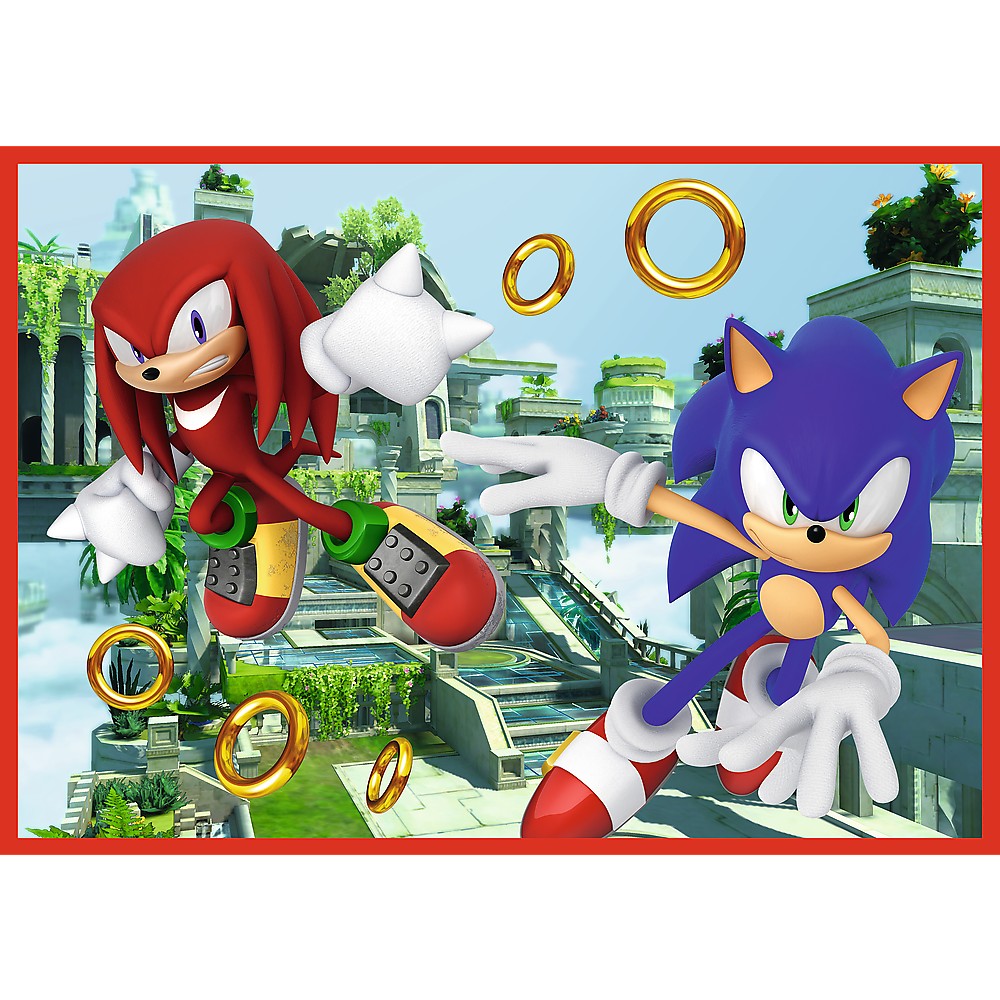 Puzzle 4 in 1 - Sonic - Aventurile lui Sonic | Trefl - 2