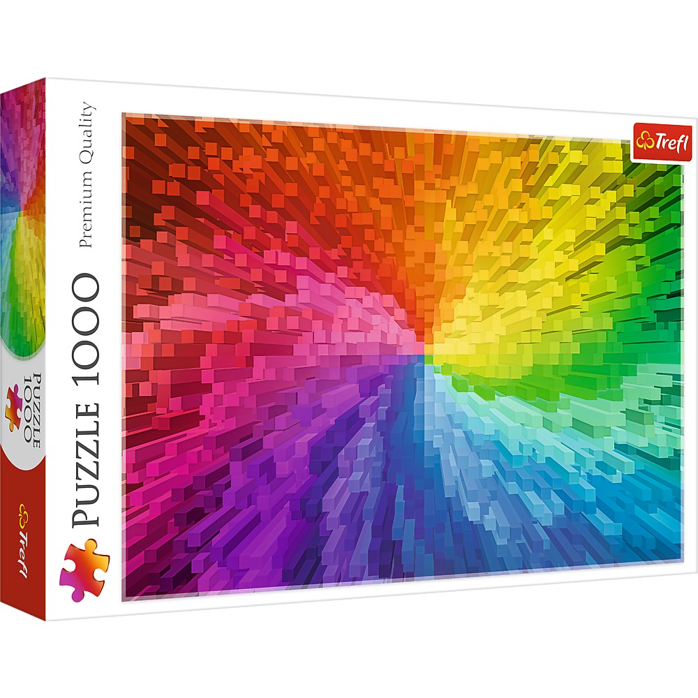 Puzzle 1000 piese - Explozie de culori | Trefl - 2