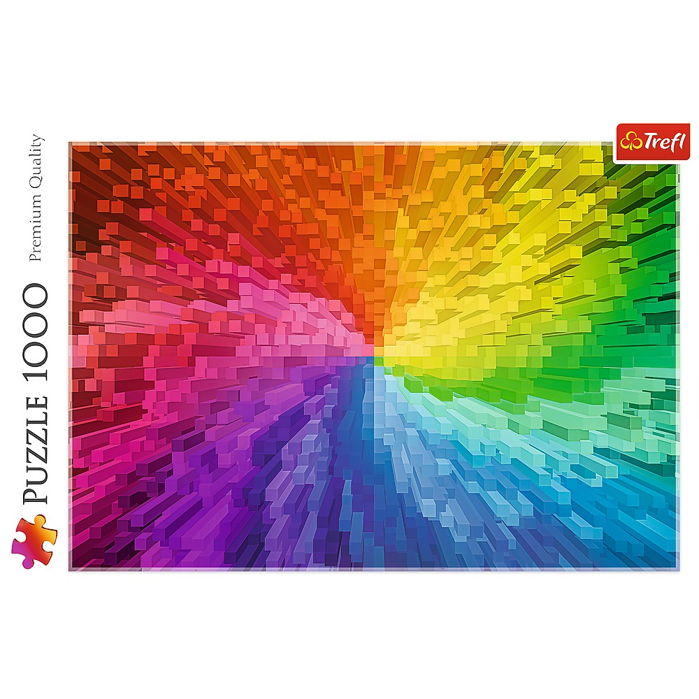 Puzzle 1000 piese - Explozie de culori | Trefl - 1
