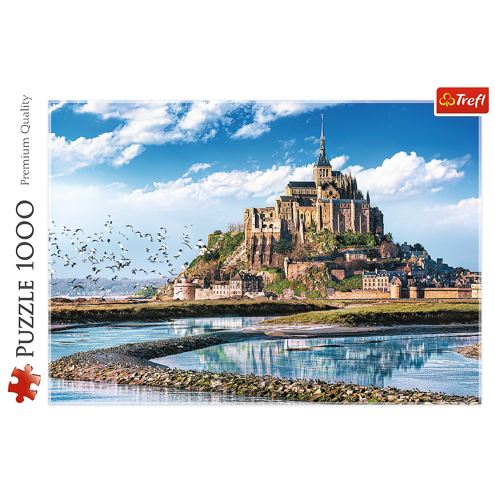 Puzzle - Mont Saint Michel 1000 de piese | Trefl - 2