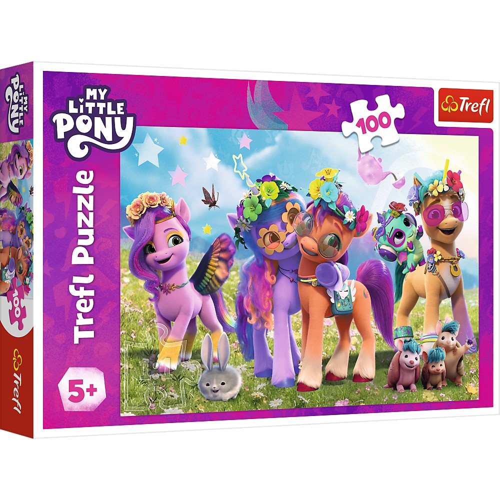 Puzzle - My Little Poney - Poneii amuzanti 100 de piese | Trefl - 2