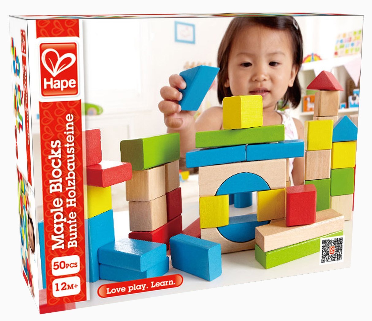 Joc - Hape Maple Block Set - 50 piese | Hape