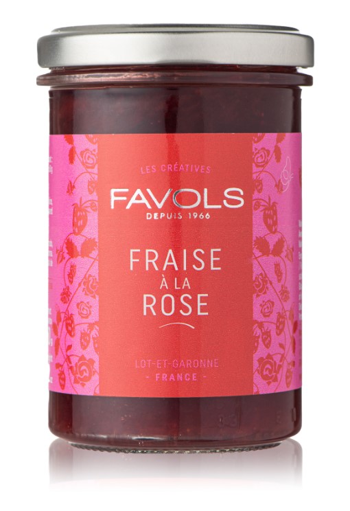 Gem de capsune - Les Creatives - Fraise a la rose