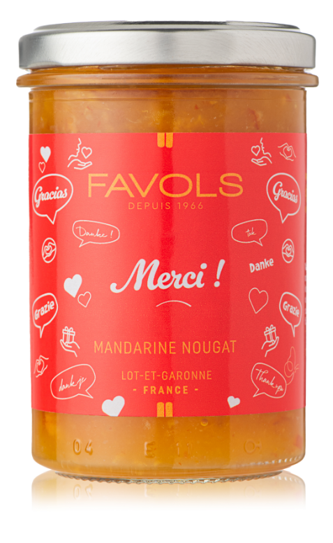 Gem de mandarine cu nuga - Les Messages - Merci! | Favols