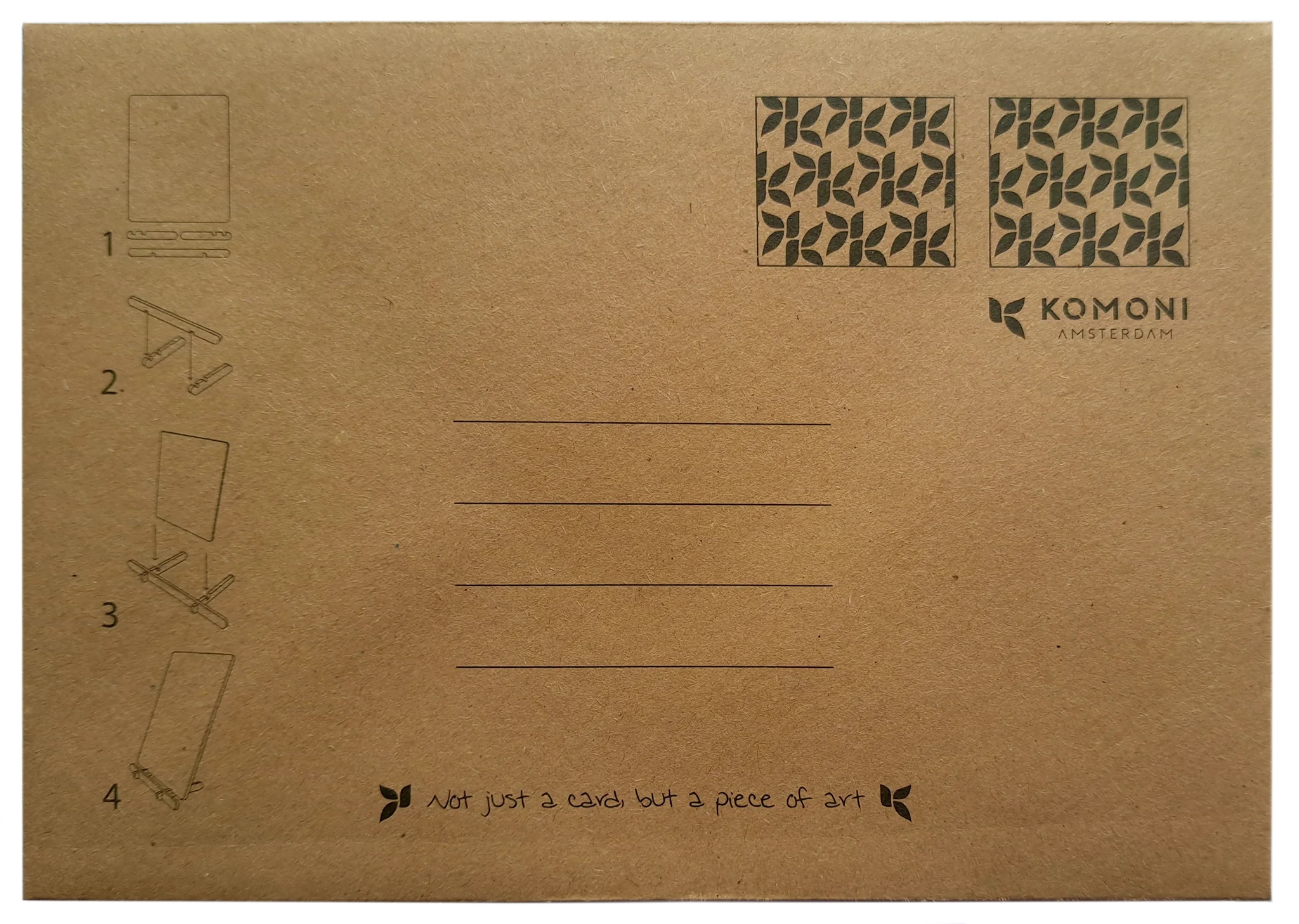 Carte postala - Good Luck | KOMONI Amsterdam - 1 | YEO