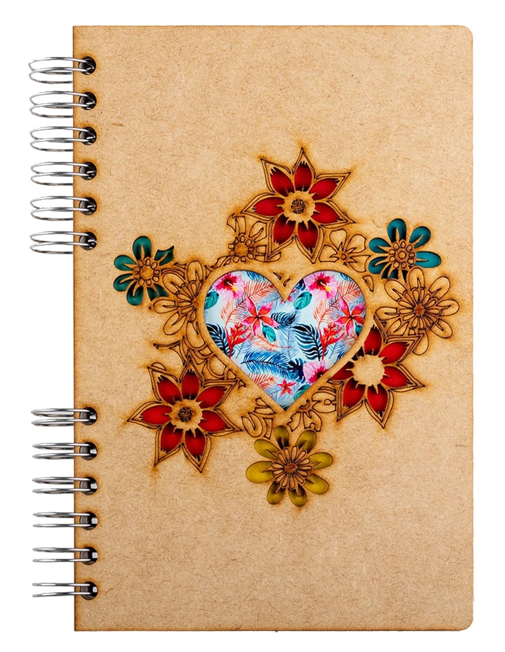 Carnet A6 - Lined - Heart | KOMONI Amsterdam - 4 | YEO