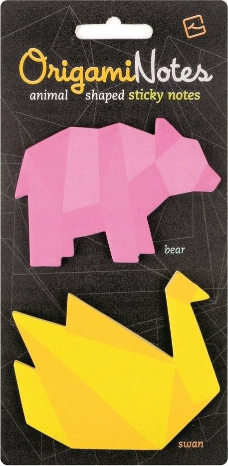 Post-it Origami Notes Bear& Swan | Thinking Gifts