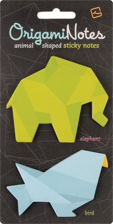 Post-it Origami Notes Elephant & Bird | Thinking Gifts