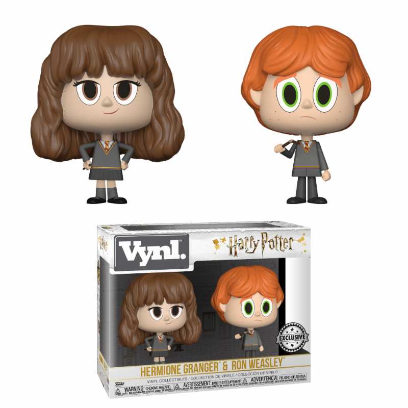 Set 2 figurine - Funko Pop! Harry Potter: Hermione Granger & Ron Weasley | FunKo