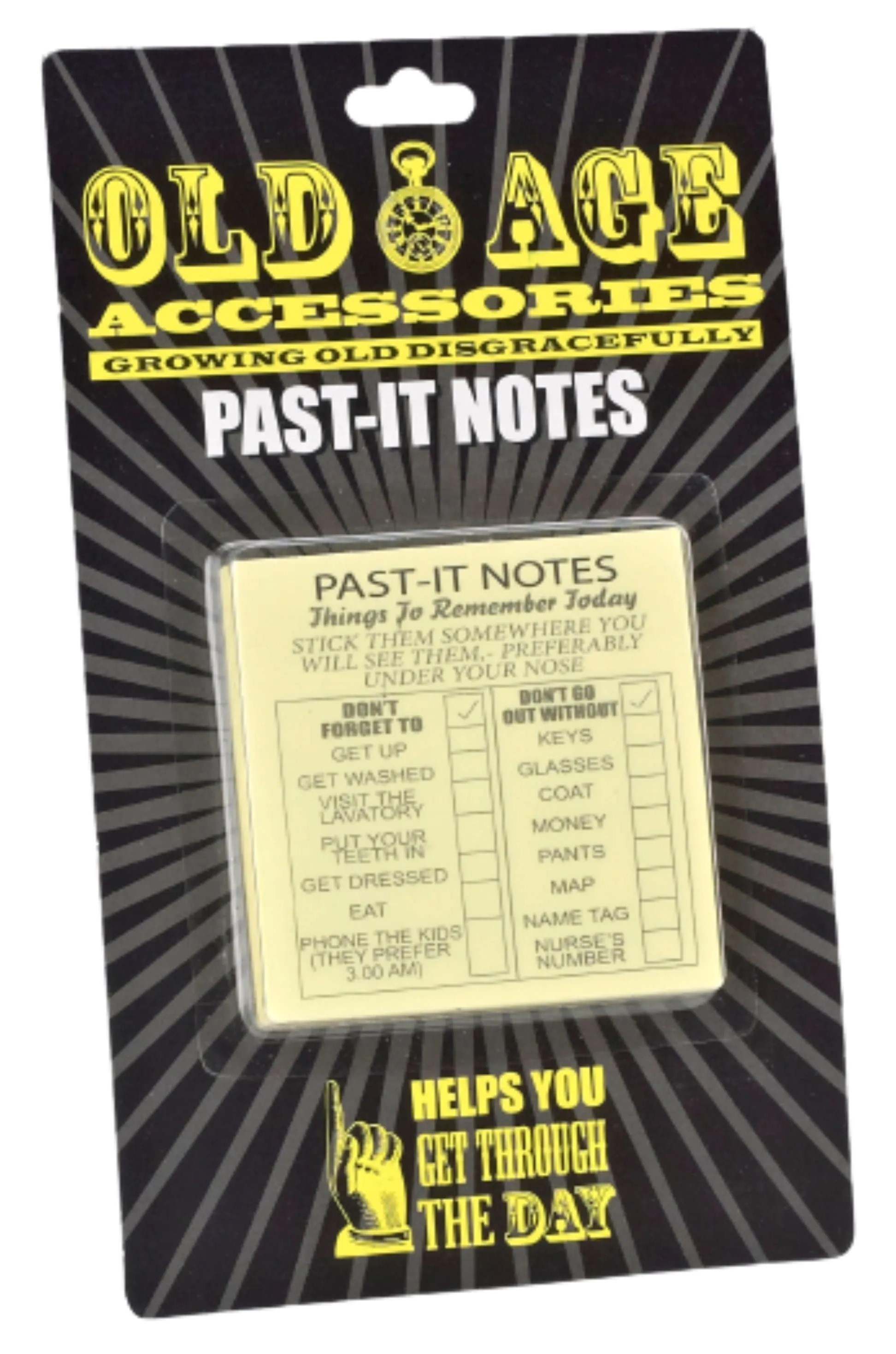 Post-it - Old Age - Past-It Notes | Boxer Gifts - 3 | YEO